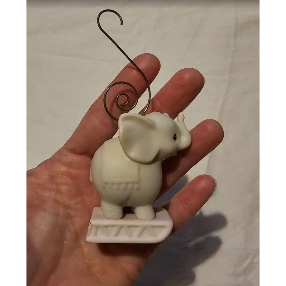 Precious Moments Elephant Christmas Train Ornament May Your Xmas Be Gigantic